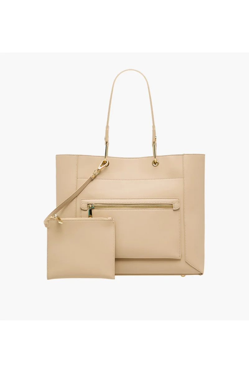 ساشا Tia Textured Tote Bag with Pouch